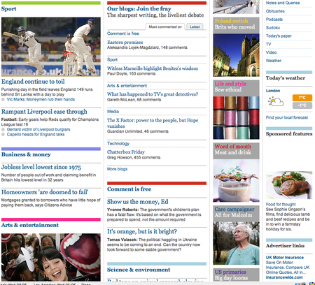 Guardian Online 2 - B2B Web Marketing Usability Case Study
