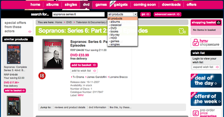 HMV - B2B Web Marketing Usability Case Study