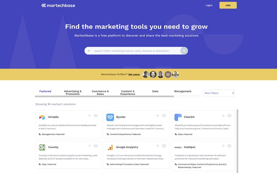 The Marctechbase homepage