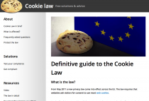 Cookie law primer by Silktide