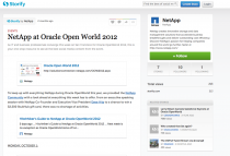 Storify tweet stream for B2B