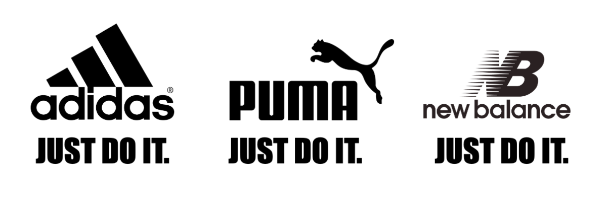 Cover the logo and Nike